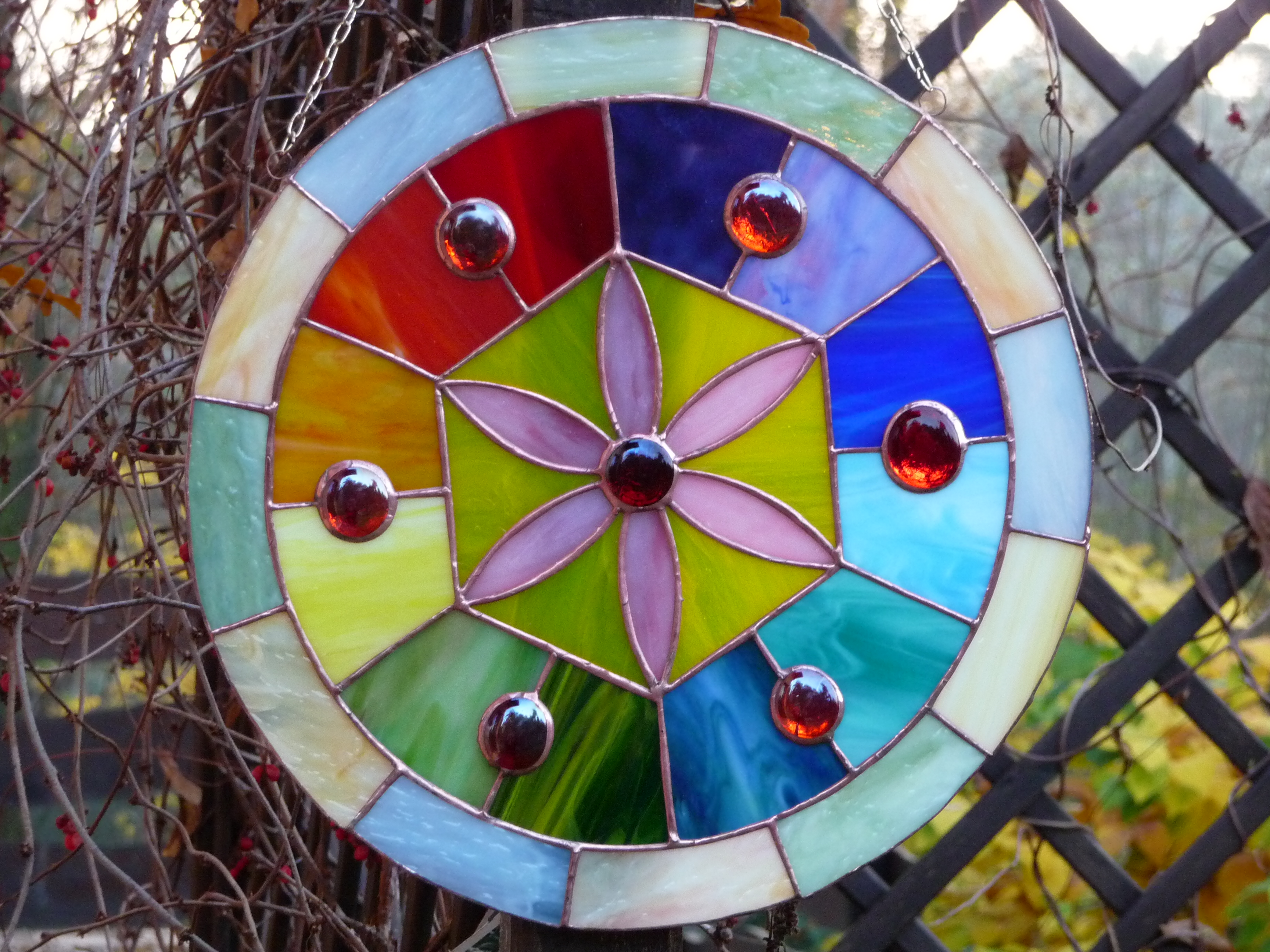 Mandale stained glass