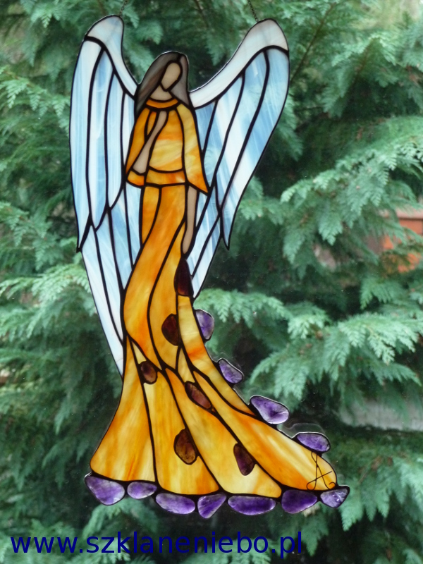 Anioły stained glass