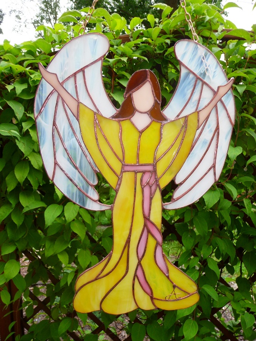 Anioły stained glass