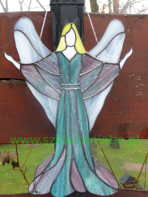 Anioły stained glass
