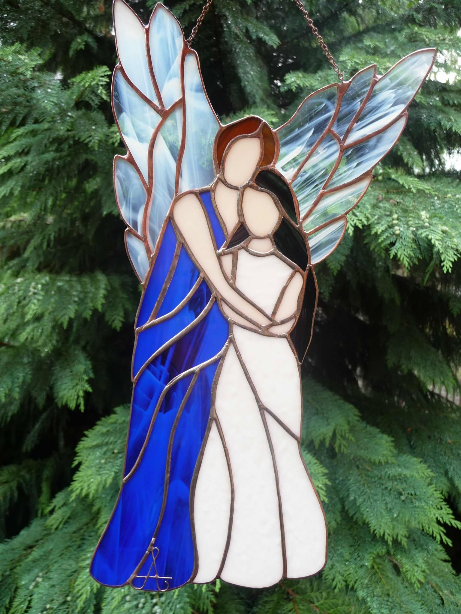 Anioły stained glass