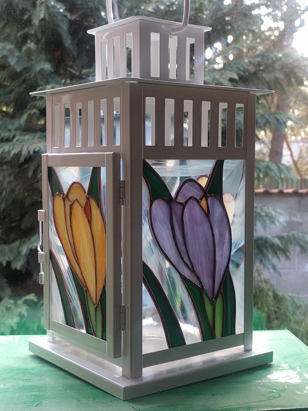 Lampy stained glass