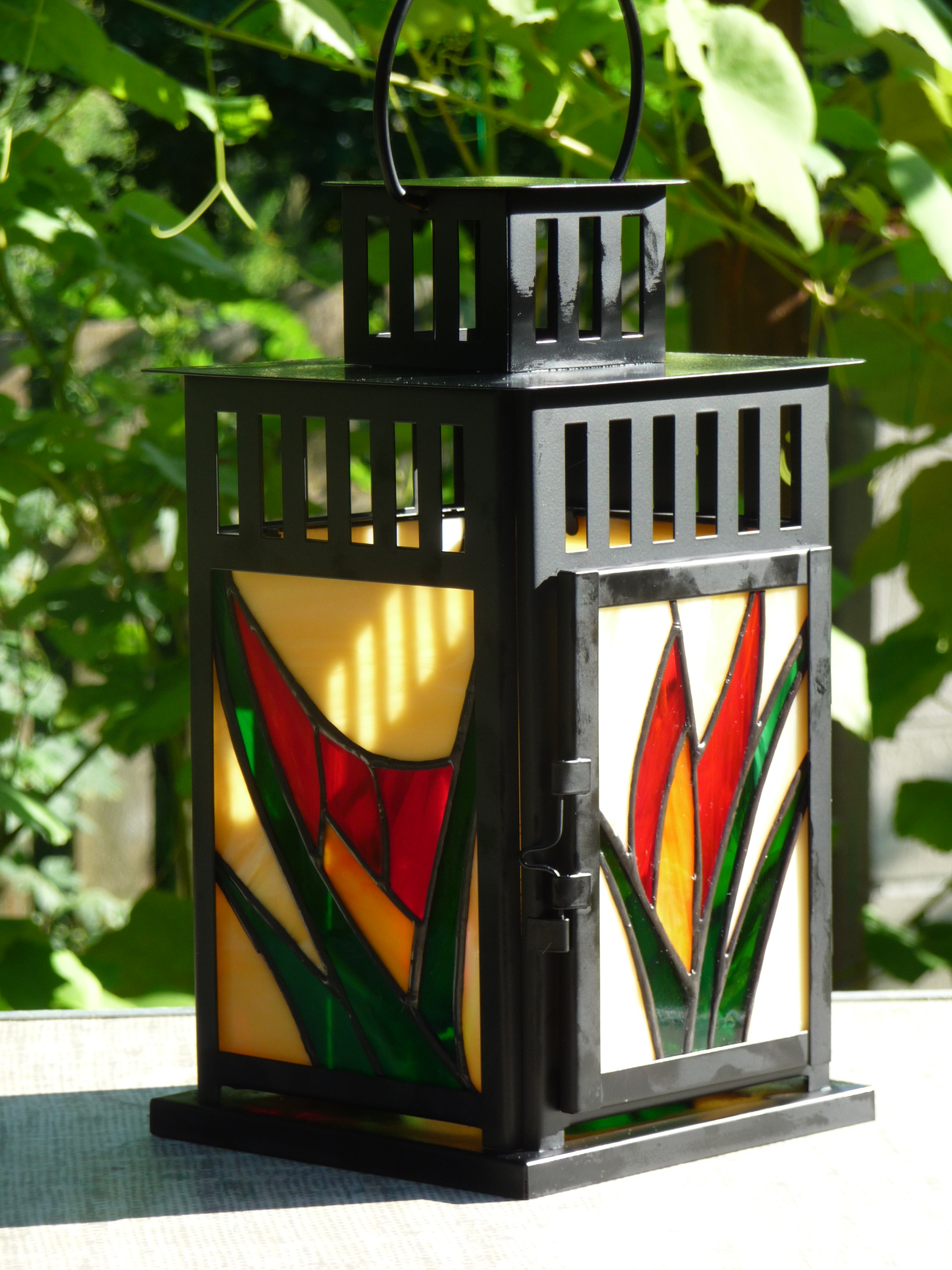 Lampy stained glass
