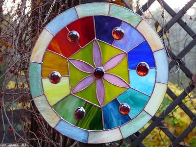Mandale stained glass