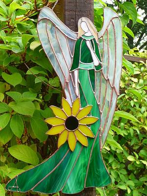 Anioły stained glass