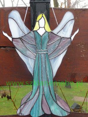Anioły stained glass